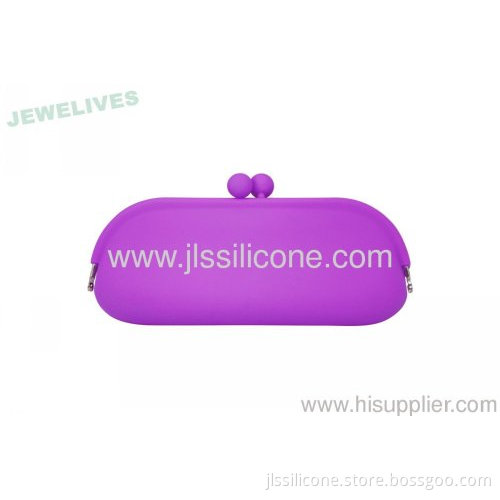 Beautiful Silicone Glasses' Bag In Purple